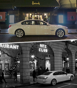White 7 Lincoln Experiences - Harrods and the Ritz